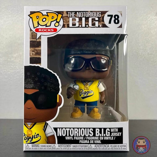 Funko Pop Rocks - Notorious B.I.G. with Jersey